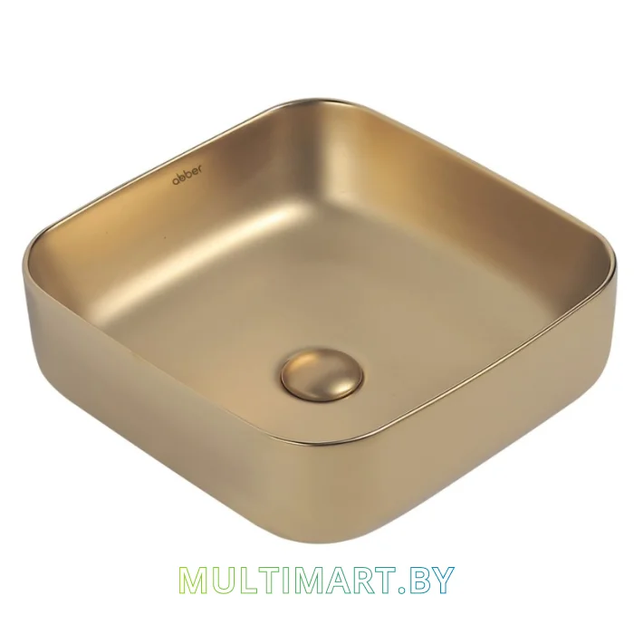 Умывальник Abber Rechteck AC2211MMG (матовое золото)